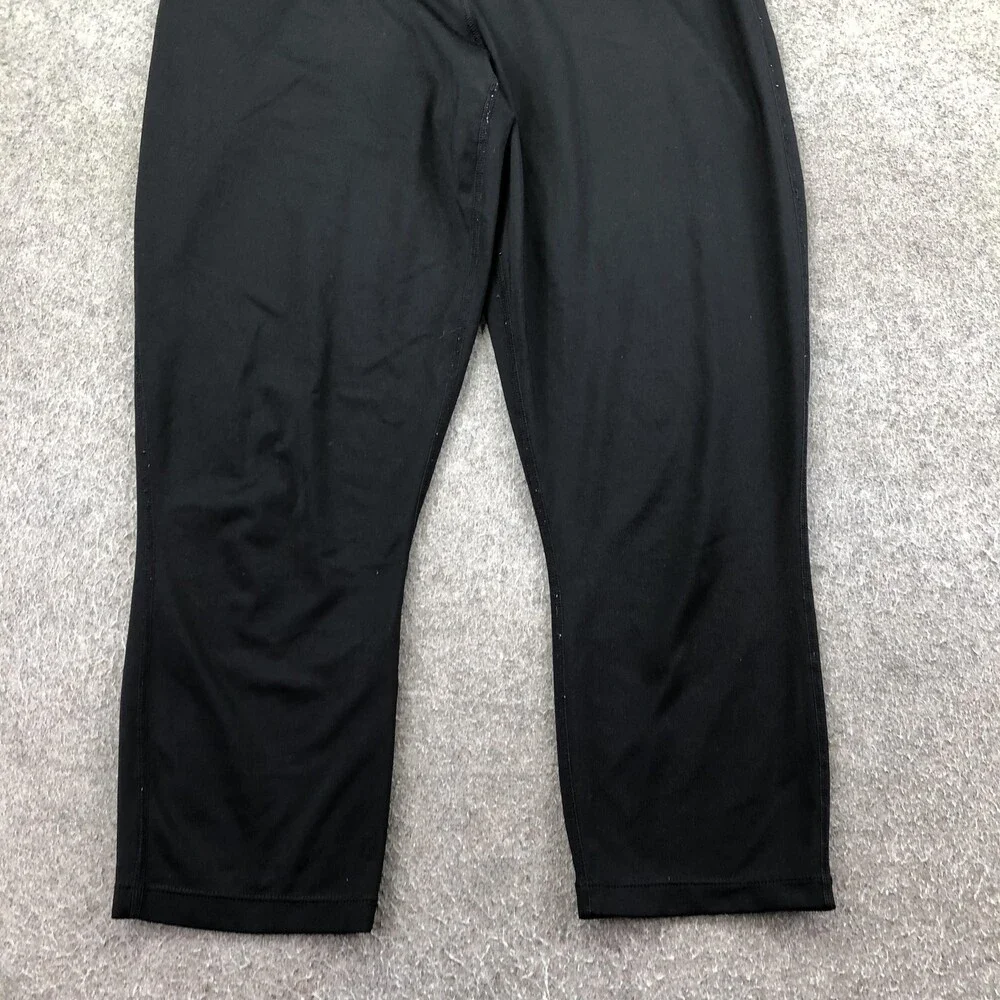 Nike Compression Pants Mens XL Black Dri-FIT Cropped Leggings Running Zip Pocket